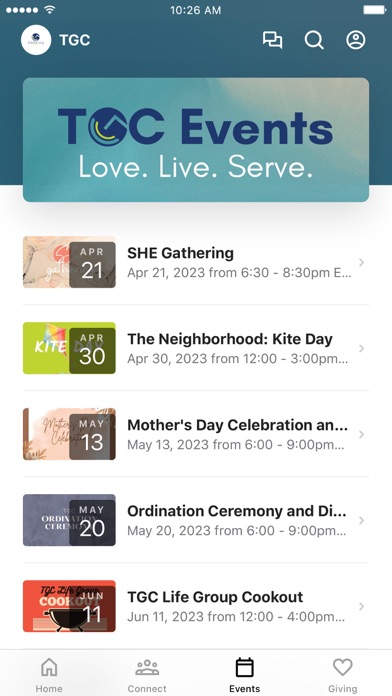 TheGatheringChurch.Life Screenshot