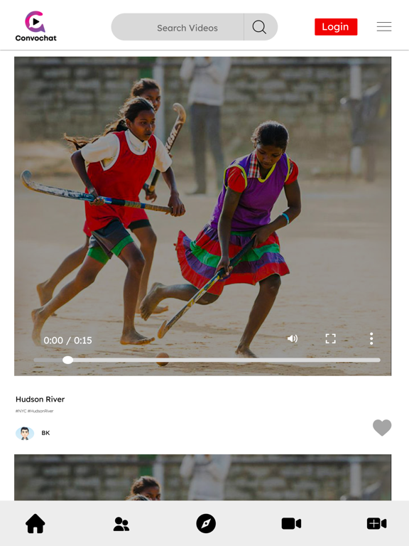 Convochat app iPad screenshot 4 - Social Networking app