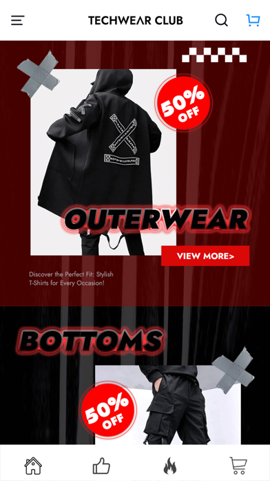 Shop TechwearClub Screenshot