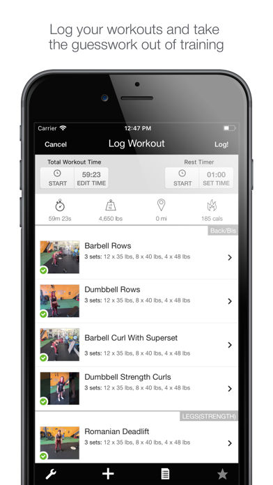 AXE Fitness Screenshot