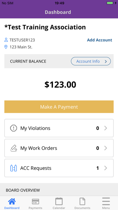 TRIAD Homeowner App Screenshot
