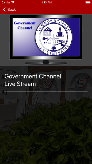 Bedford Community Television Screenshot