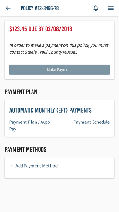 Steele Traill Insurance Screenshot