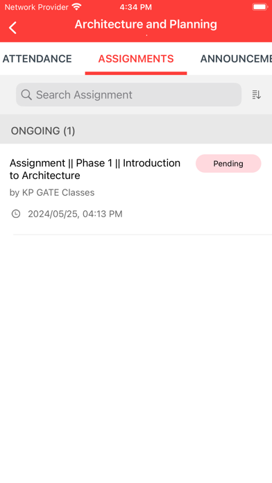 KP GATE Classes Screenshot