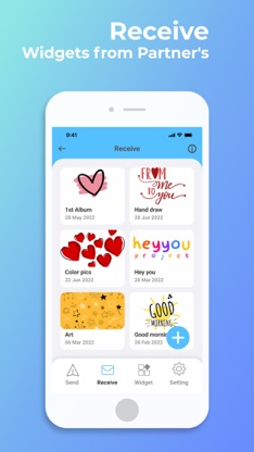 Noteit Widget: Drawing Couples screenshot 3