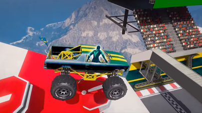 Superhero Mega Car Stunt Screenshot