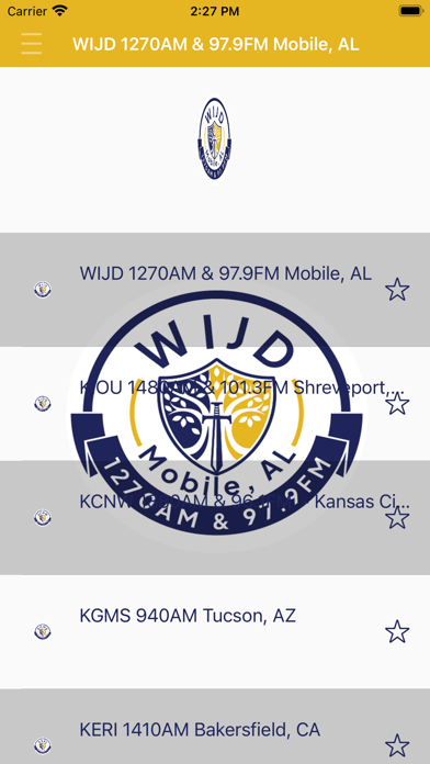 WIJD AM1270 & FM97.9 Radio Screenshot