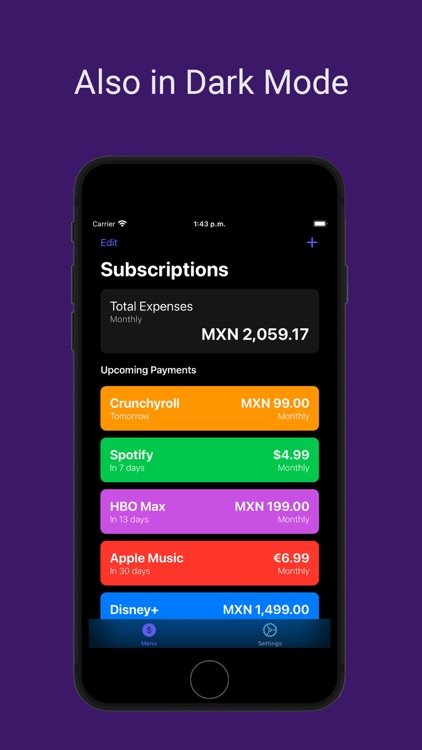 Subscrible - Payments Tracker screenshot-3