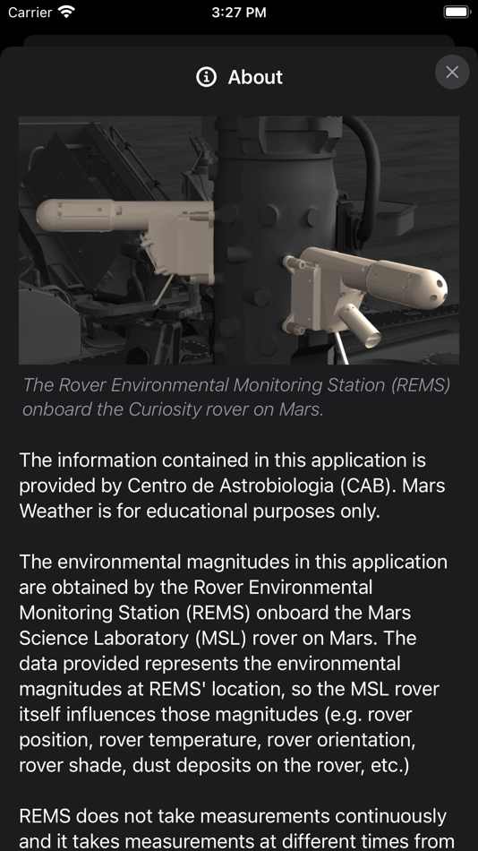 #3. Mars Weather (iOS) بواسطة: William Paceley