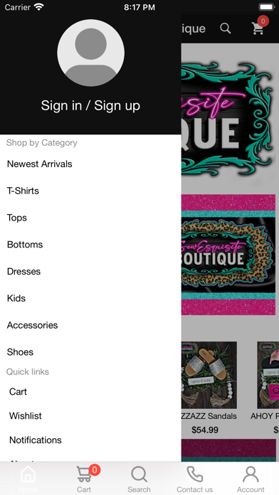 Sew Esquisite Boutique Screenshot