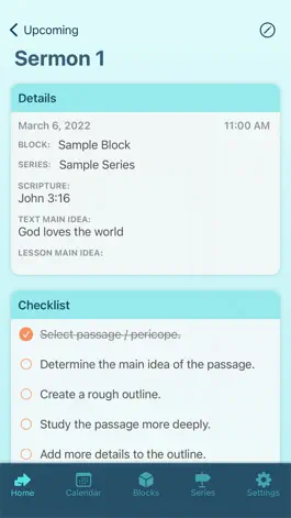 Game screenshot Sermon Planner hack