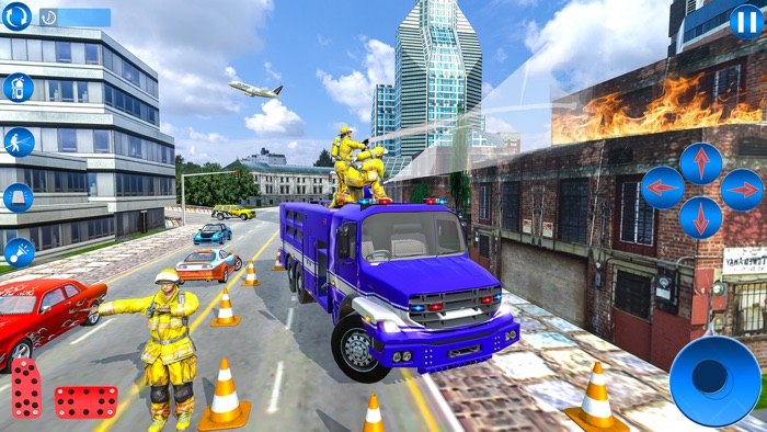 Emergency Police Firetruck 911