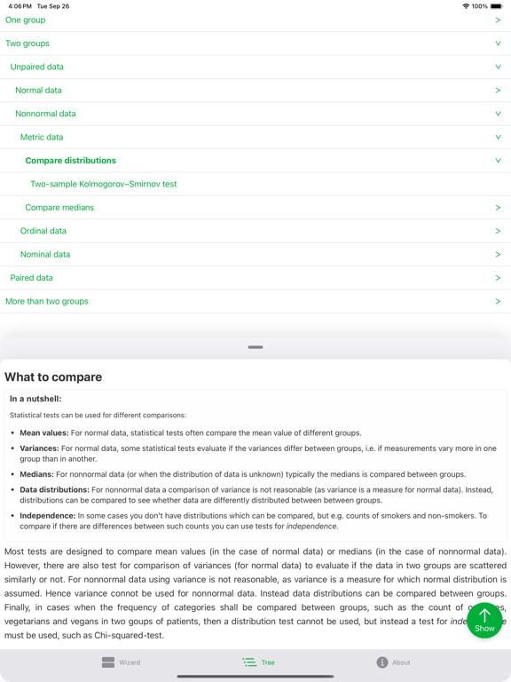 Screenshot #5 pour Guided Statistics