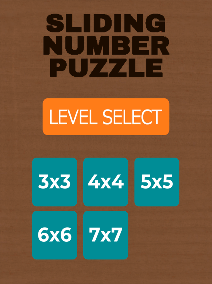 Sliding Number Puzzle Lite