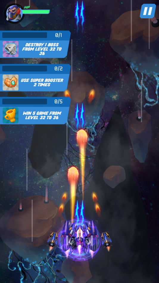 #5. Galaxy Pirates - space attack (iOS) 由: 军 黄