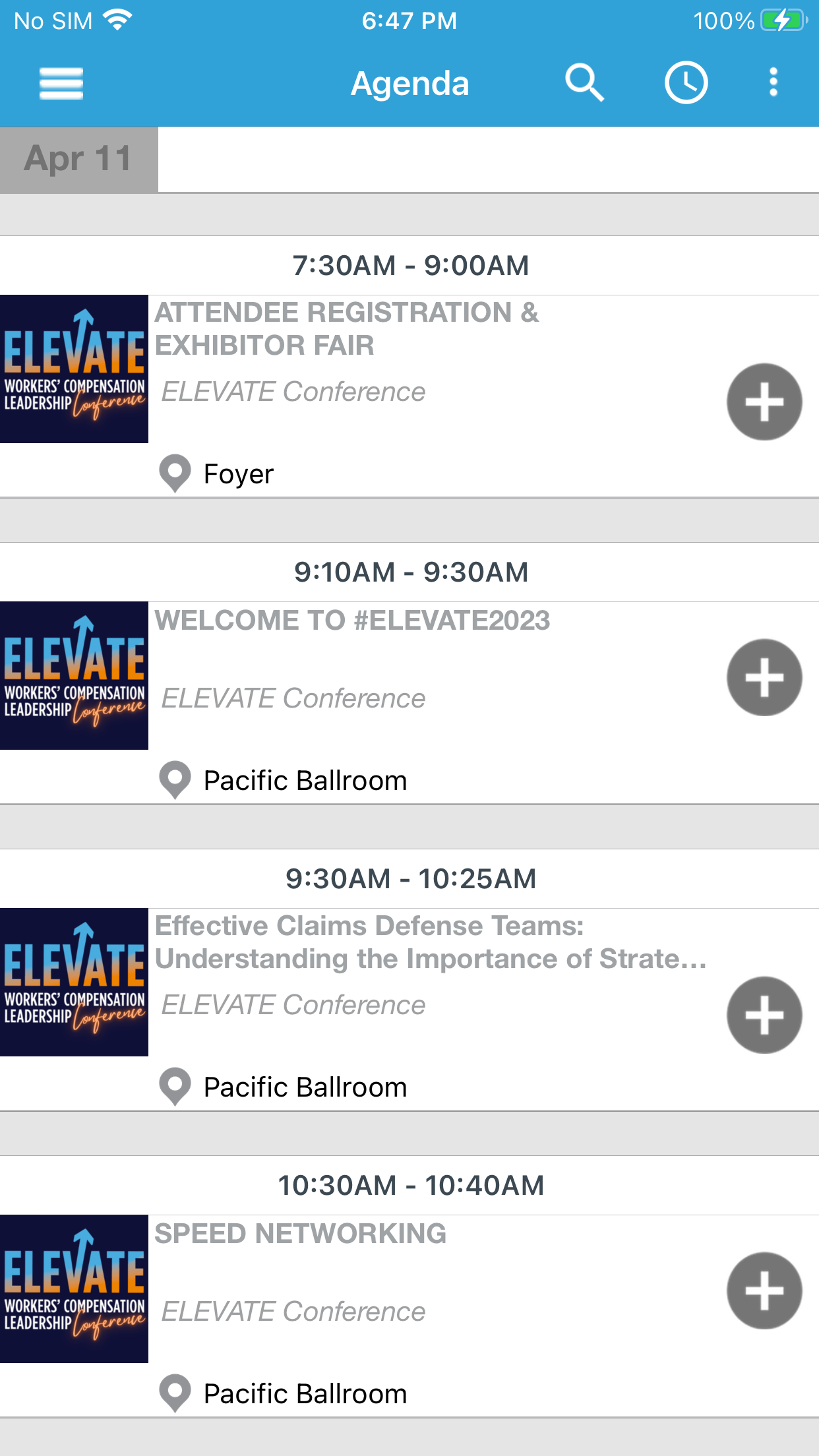 ELEVATE Work Comp Conference