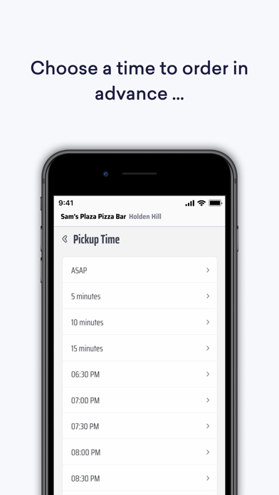 Sam's Plaza Pizza Bar Screenshot