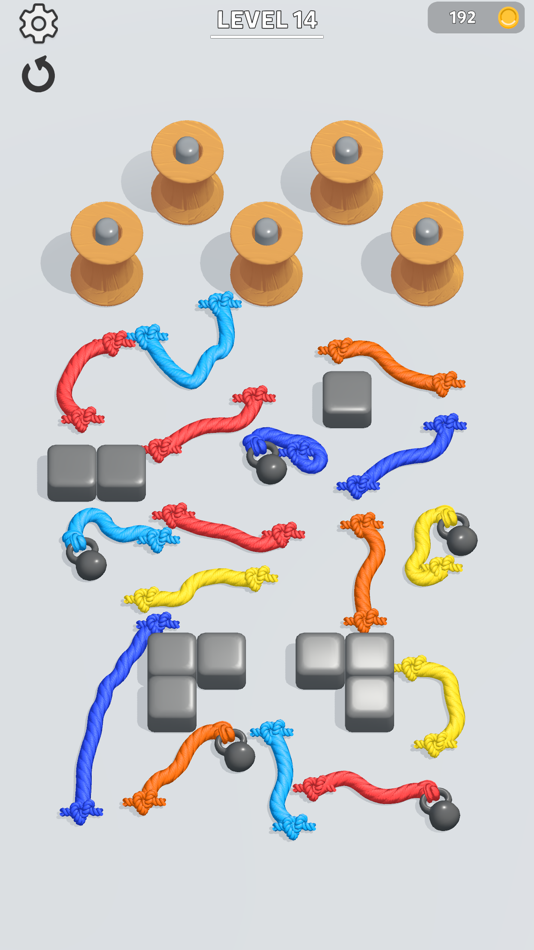 #7. Merge Rope (iOS) 由: Babil Studios