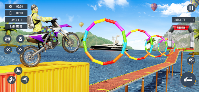 Bike Stunt Subway Racing Game