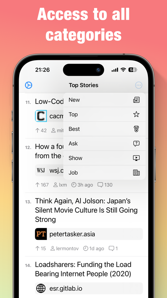 #4. YCReader: a Hacker News reader (macOS) 由: Vladimir Kucherenko