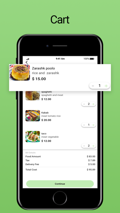 Home Fresh Meal Customers Screenshot