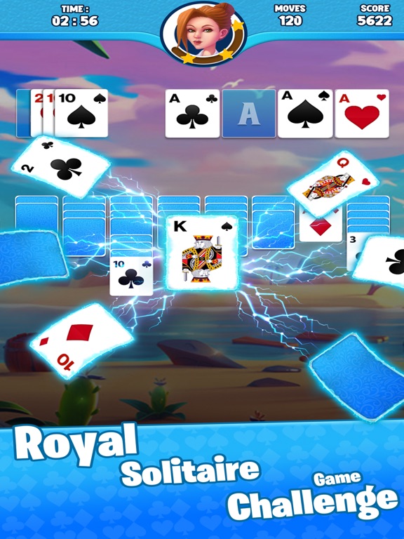Royal Solitaire Card Game iPad screenshot 5 - Games app