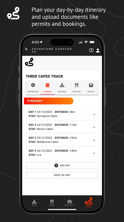 Adventure Curated Packing App screenshot-4