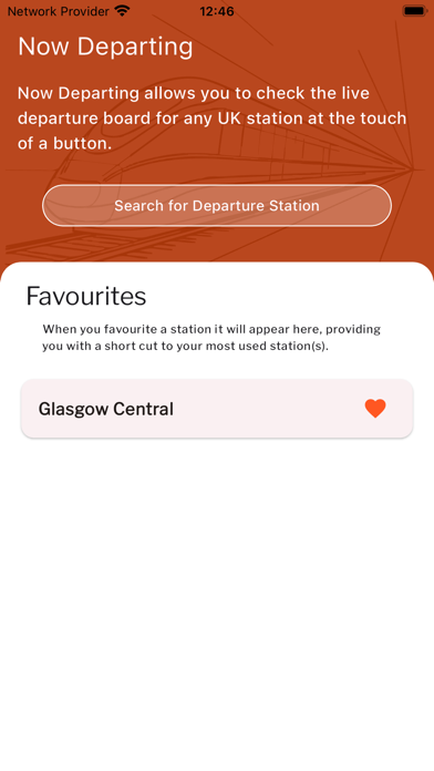 Now Departing Screenshot