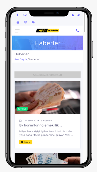 App Haber Screenshot