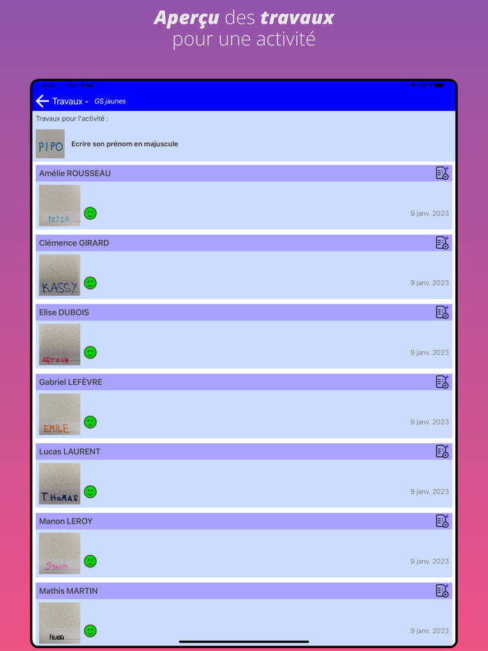 Carnets de Suivi Maternelle