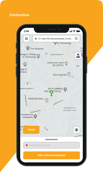 FetchmeNow iPhone screenshot 1 - Travel app
