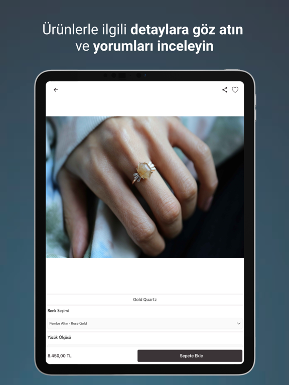 Reis Kuyumculuk iPad screenshot 4 - Shopping app