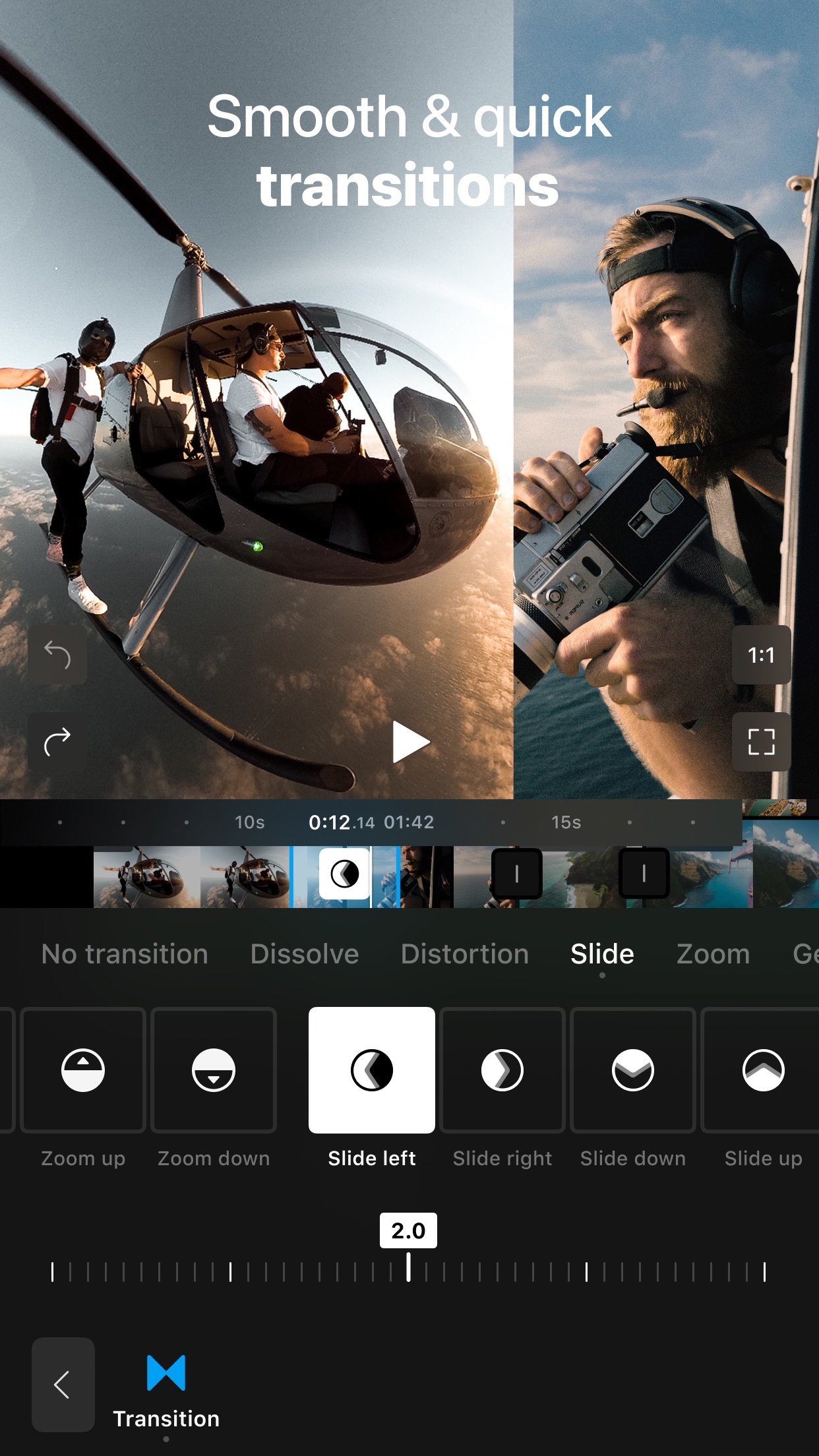 Screenshot do app Filmr - Pro Video Editor