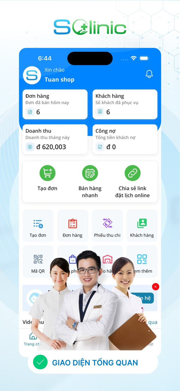 SCLINIC - Quản lý phòng khám