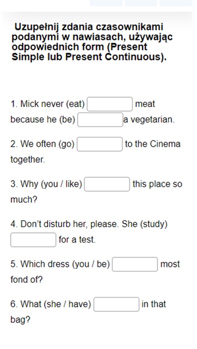 Angielski Exams Screenshot