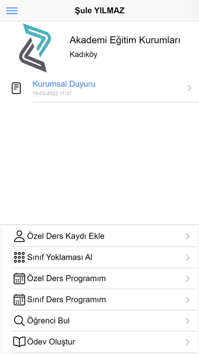 Kurspro Öğretmen Screenshot
