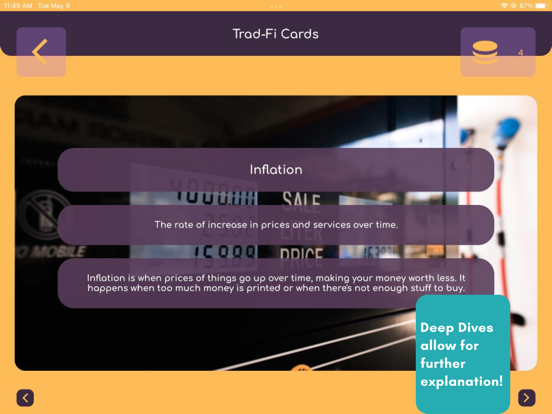 Crypto Flash Cards iPad screenshot 3 - Education app