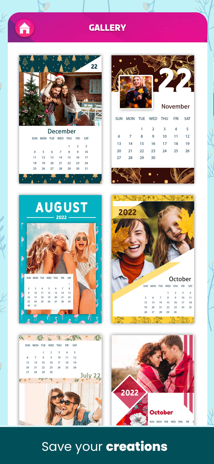 Create Custom Photo Calendars