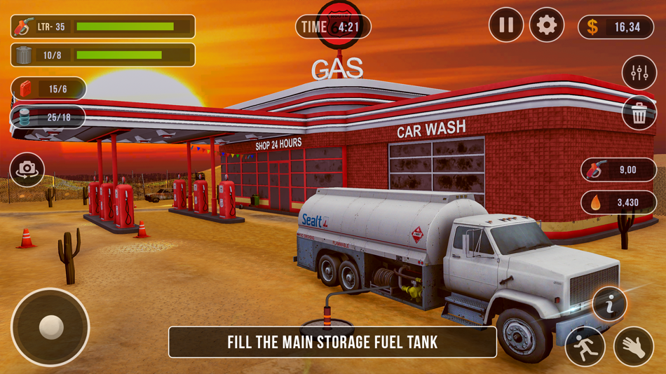 #3. Gas Station Simulator Game (iOS) 来自: Abdur Rafay