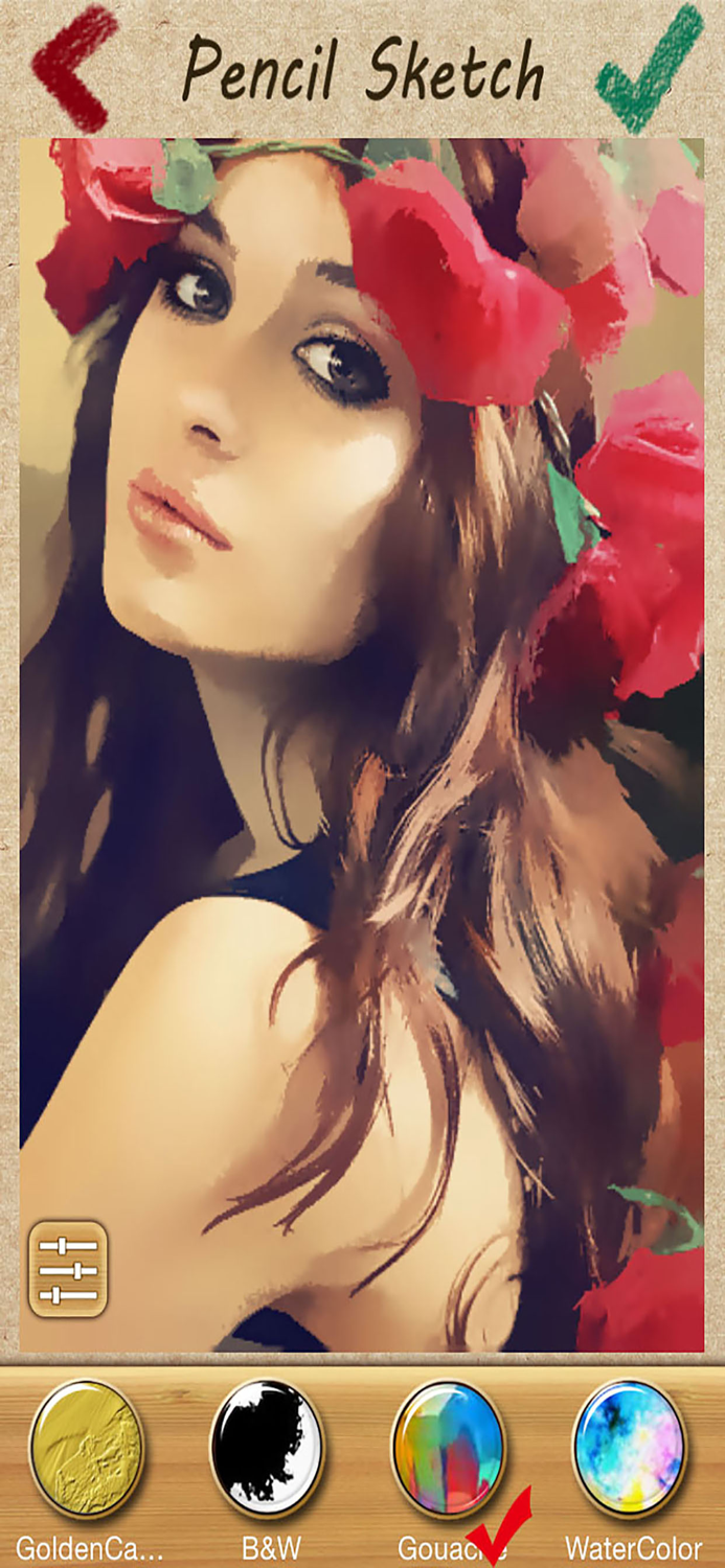 Pencil Sketch Photo Camera