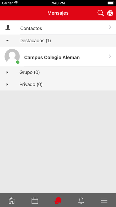 Campus Virtual Colegio Alemán Screenshot