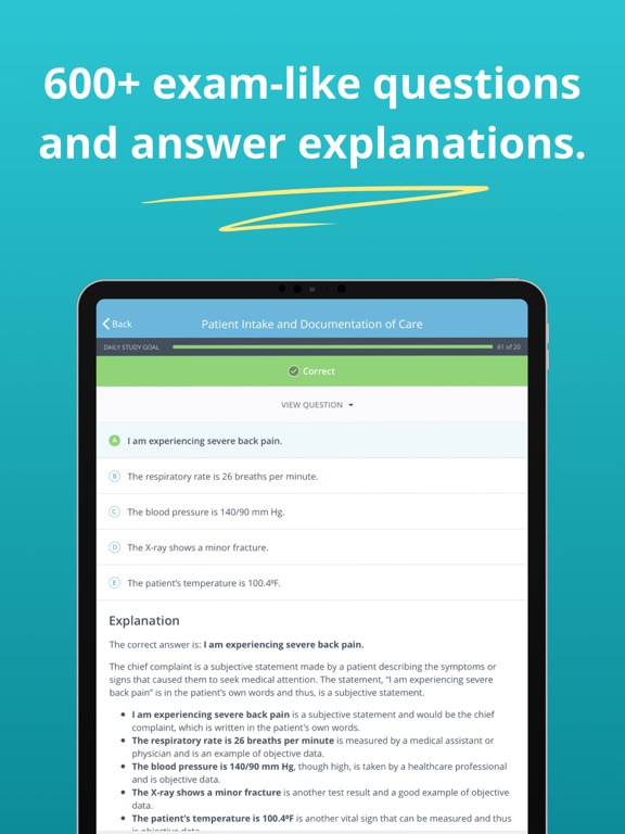 Screenshot #6 pour CMA Medical Assistant Mastery