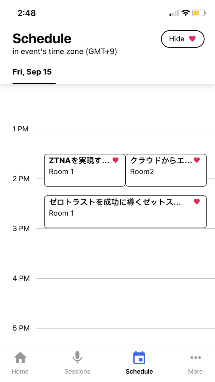 Zenith Live 23 Tokyo Event アプリ