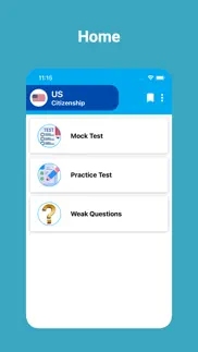 us citizenship prep test 2024 iphone screenshot 1