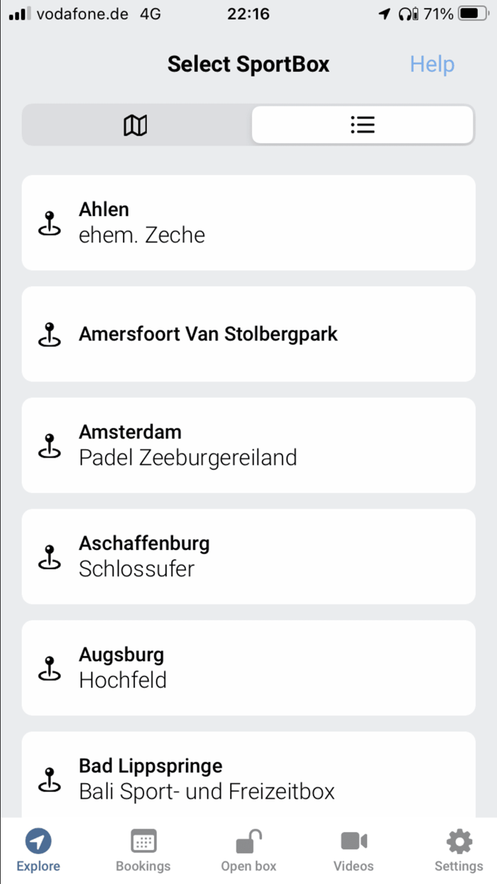 SportBox app and move
