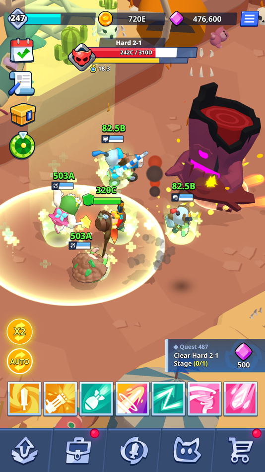 #6. Mob Hunters : Idle RPG (iOS) 由: Supercent, Inc.