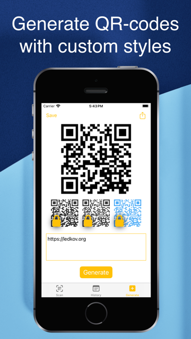 Ice QR Scanner Screenshot