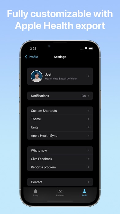 WaterLog - Drink more water Screenshot