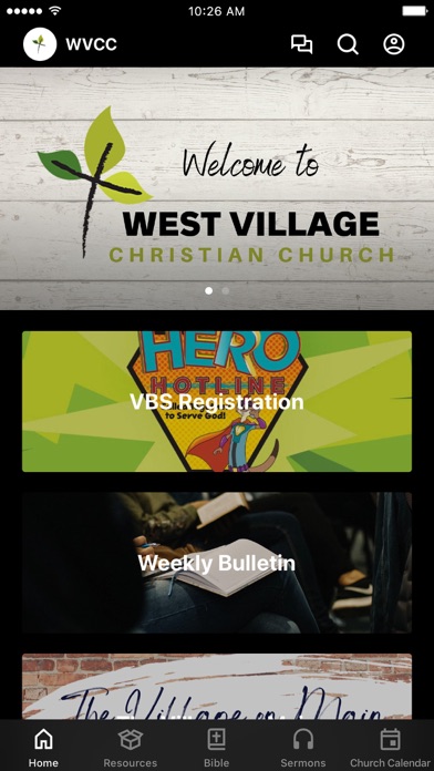 West Village Christian Church Screenshot