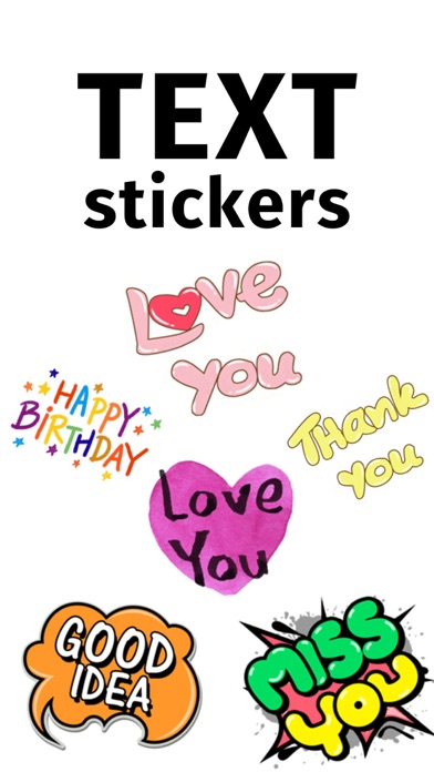 Screenshot #1 pour Text Stickers ⋆